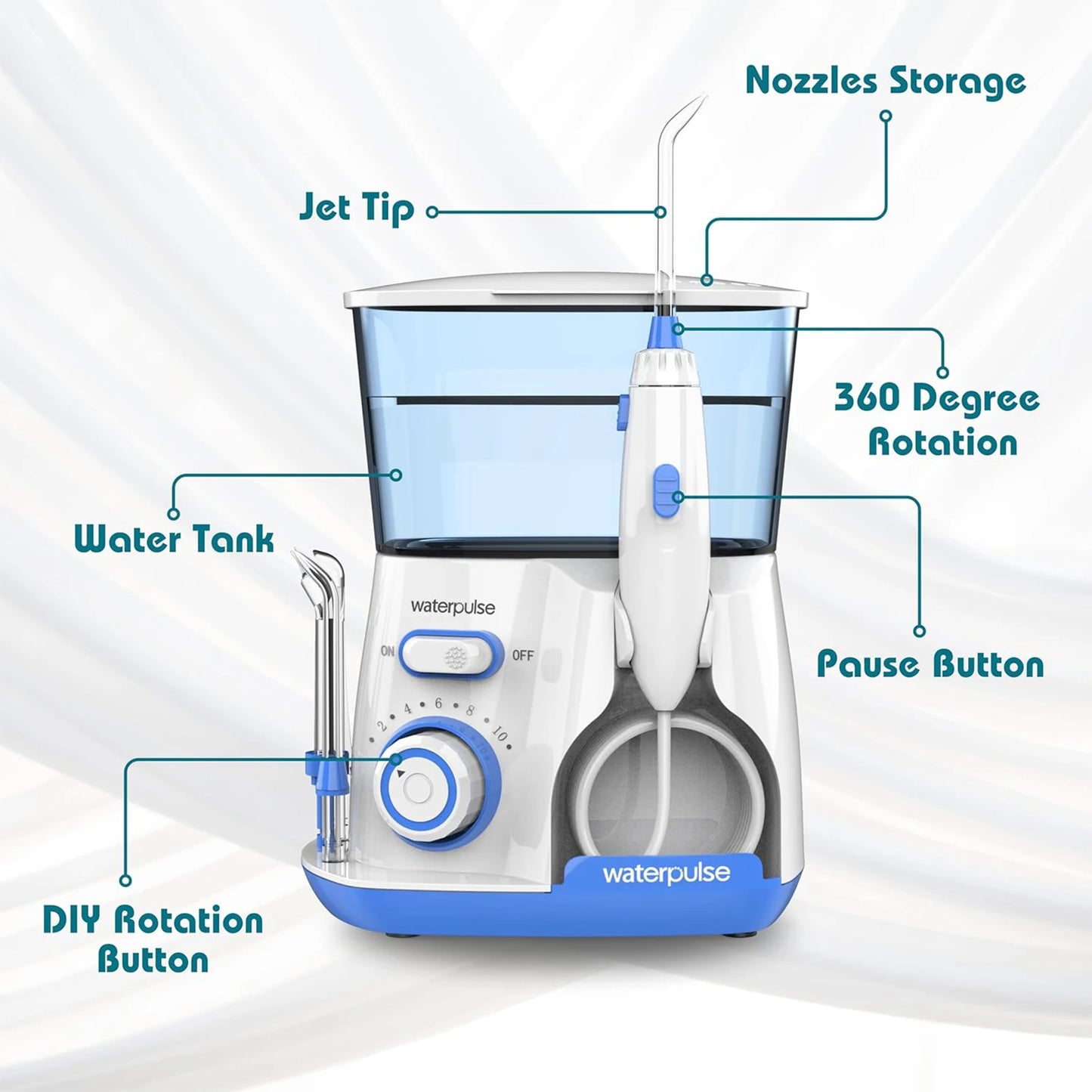 Electric Water Flosser Oral , 800ML Large
