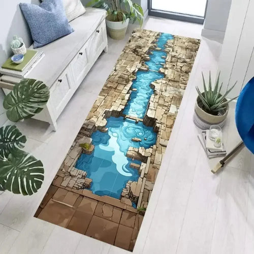 VIKAMA 3D Optical Illusion Runner