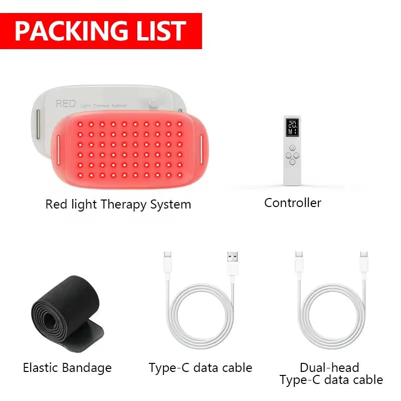 60 LEDs Red Infrared Therapy Pad,660nm 850nm