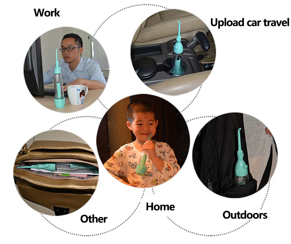 Portable Oral Irrigator Dental Flosser