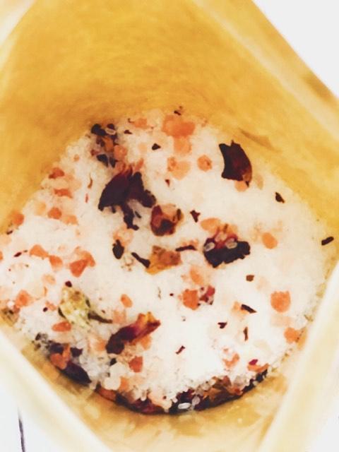 Organic Rose Salt Soak / Epsom Salt Soak