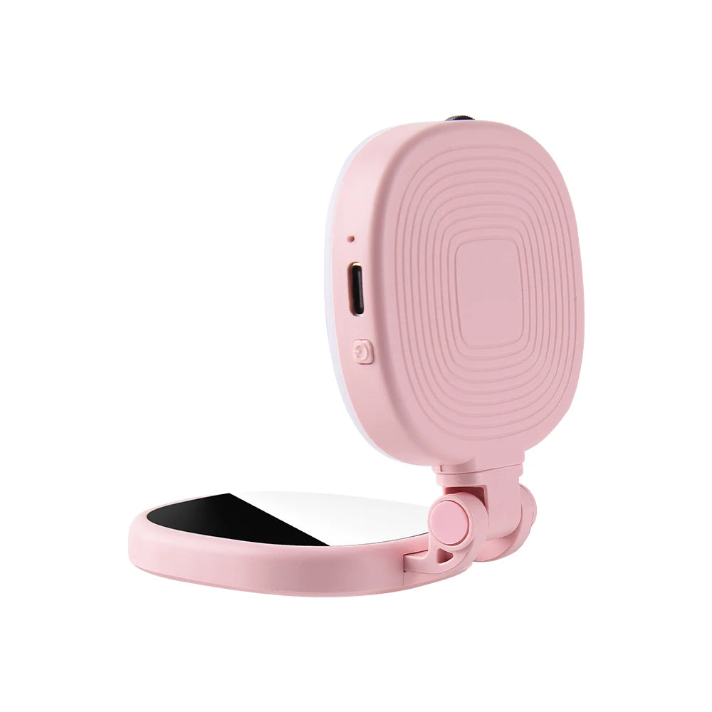 Magnetic Selfie Light with 360° Mirror
