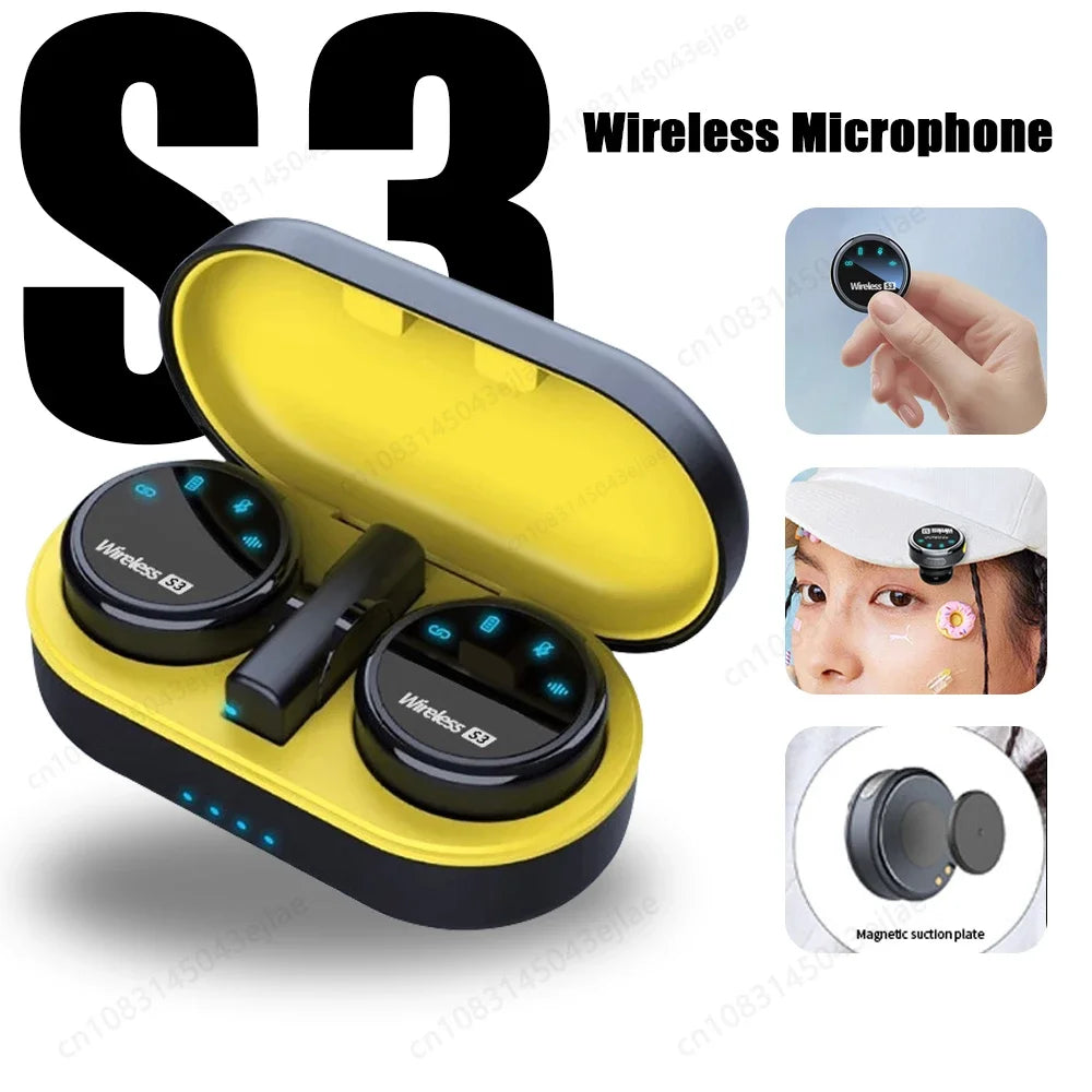 Portable Wireless Microphone with Charging Case