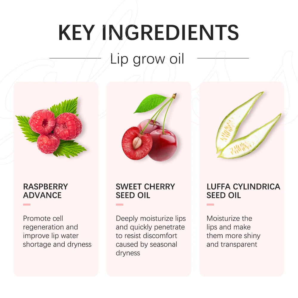 Moisturizing and Volumizing Lip Gloss Oil