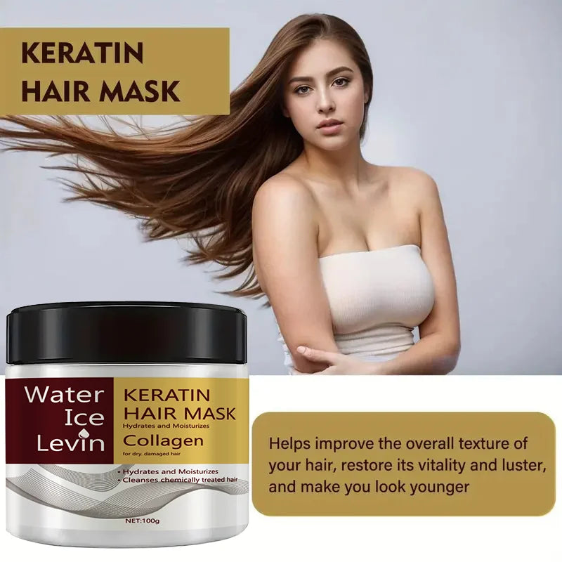 Keratin Collagen Hair Mask Dual Oil Control Moisturizer