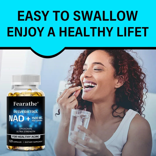 NAD+ Boost-with Resveratrol 120 Capsules