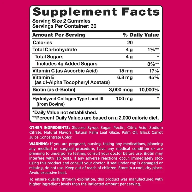 Hair, Skin & Nails Gummies
