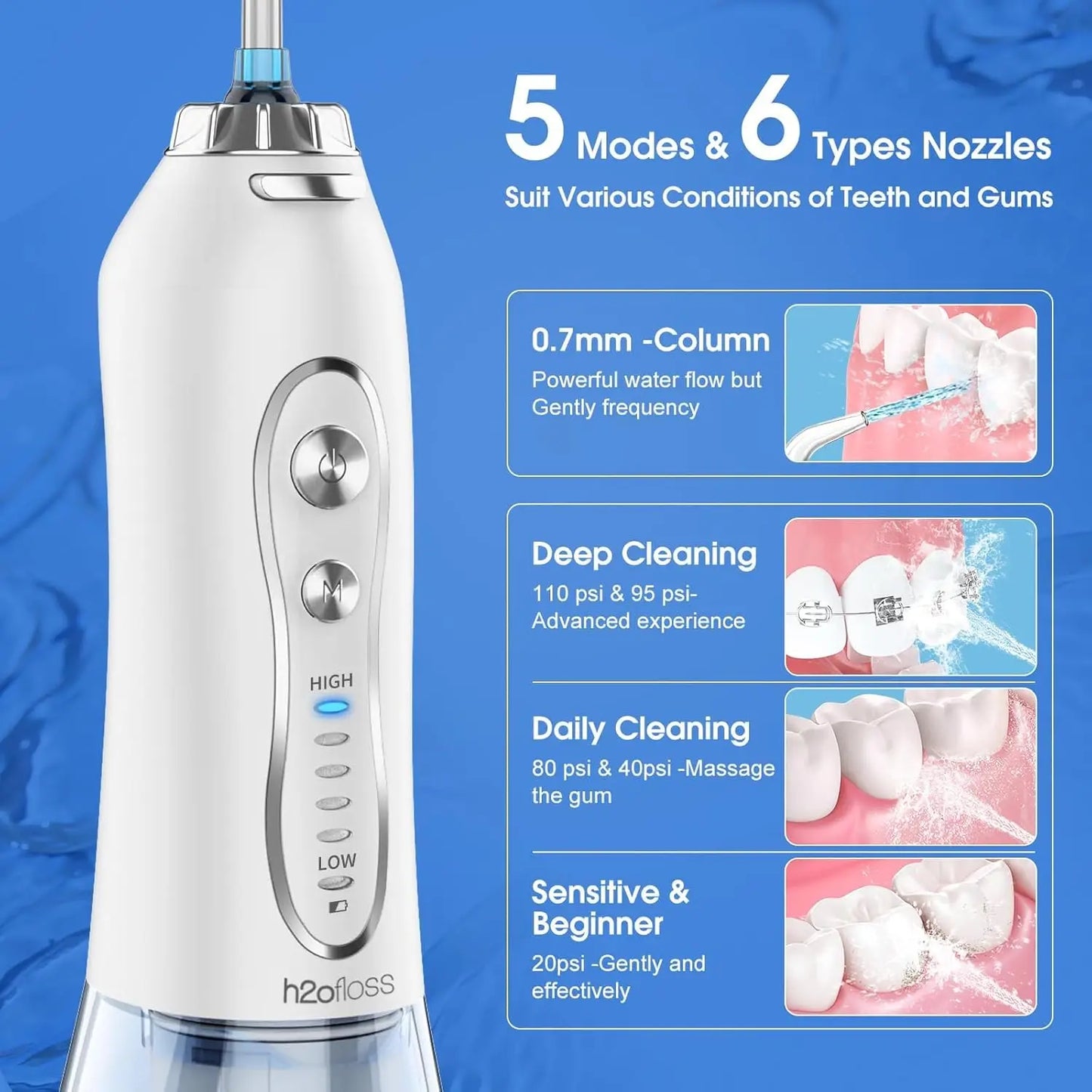 Dental Oral Portable Water Flosser