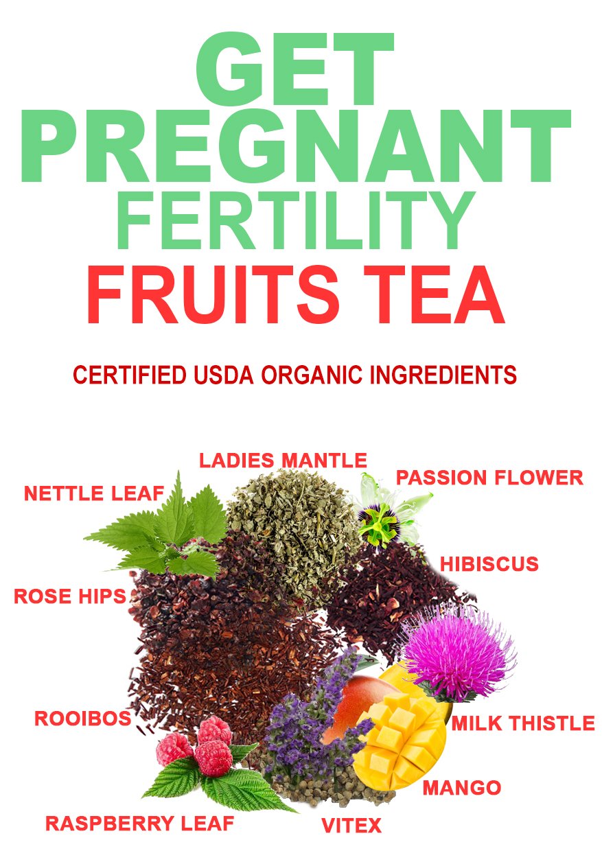 🌿 Get Pregnant Fertility Fruits Tea