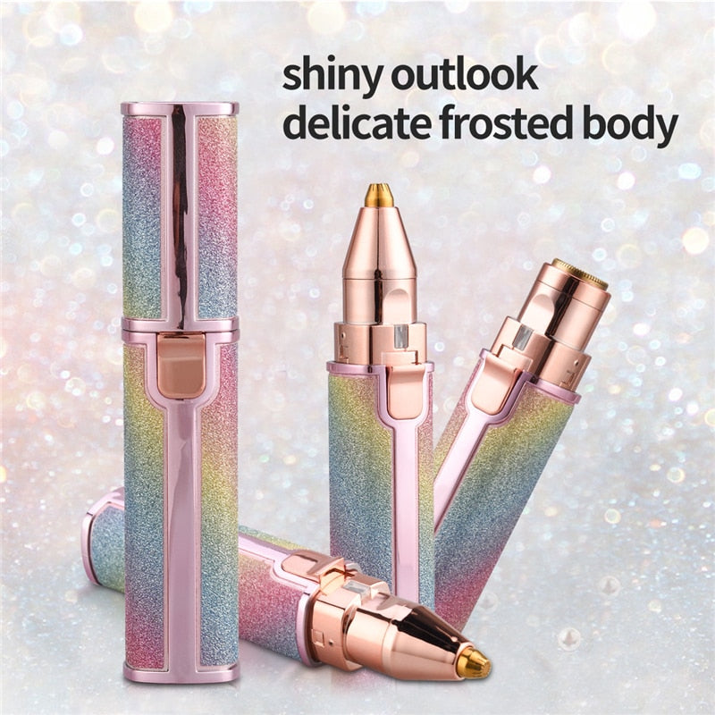 2 In 1 Electric Eyebrow Women Epilator Eye Brow Lip