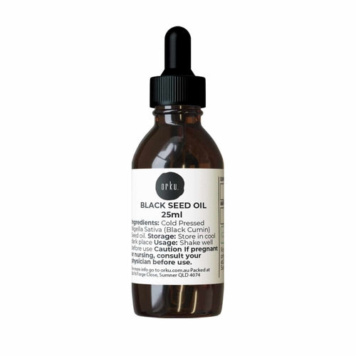 Orku Pure Black Seed Oil Cold Pressed 100% Ethiopian Nigella Sativa