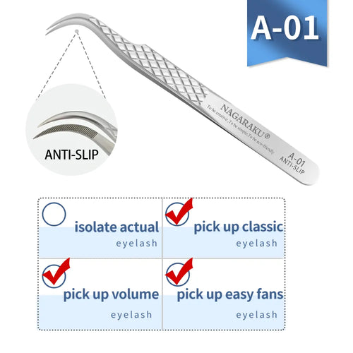 Eyelash Extension Tweezers Makeup 3D