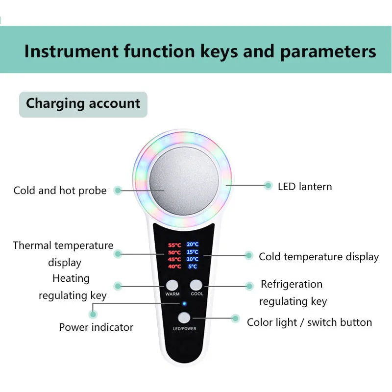 Cryotherapy Face Care Device Hot Cold