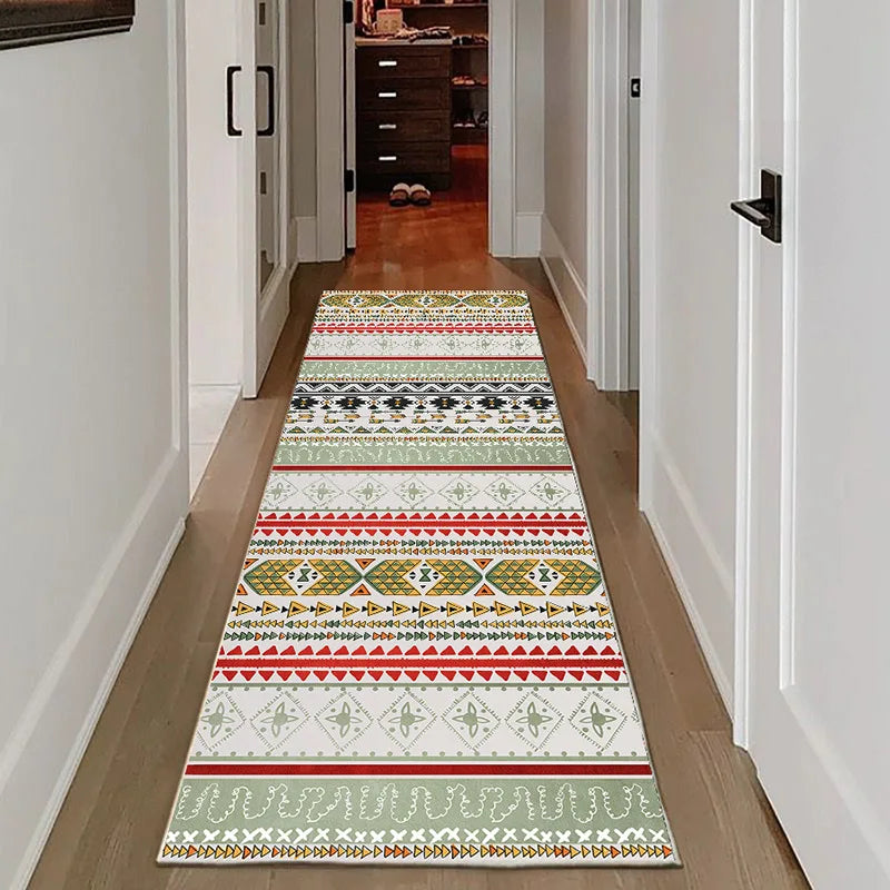 VIKAMA Vintage Wood Grain Long Runner