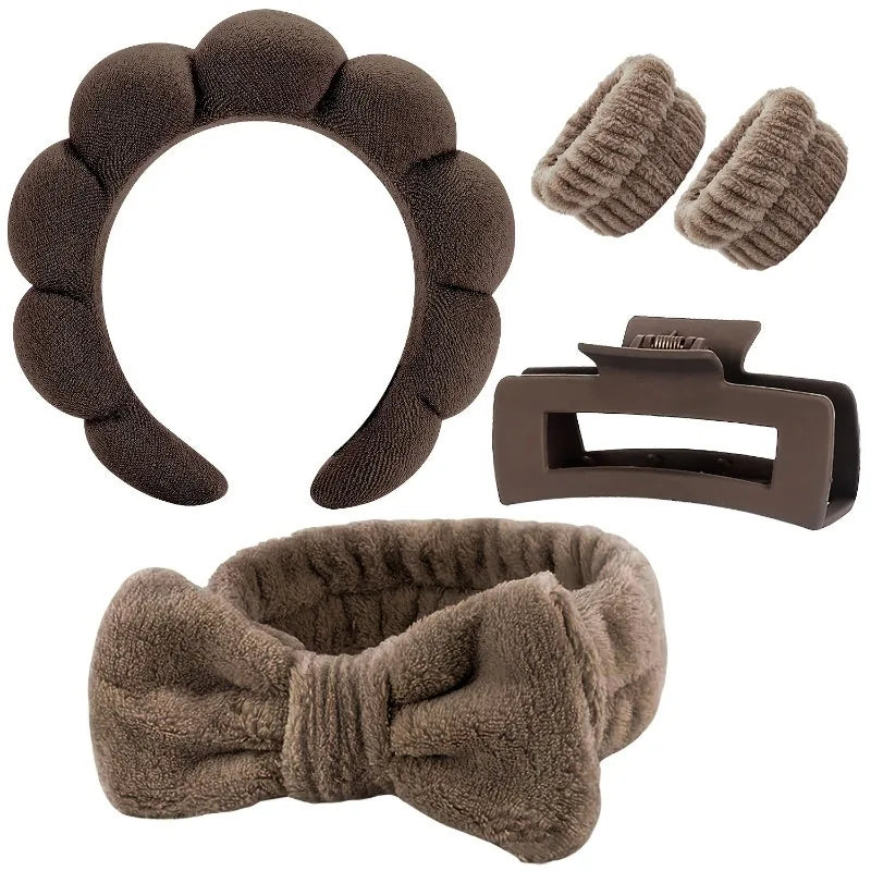 5pcs/Set Spa Headband Hair