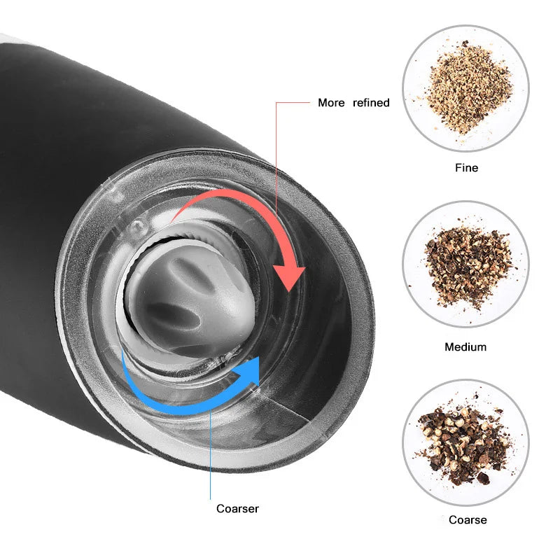 Electric Pepper Grinder Stainless Steel
