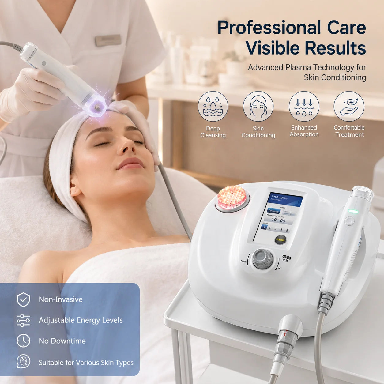 Cold Plasma Beauty 5 Levels Skin Tightening Lifting
