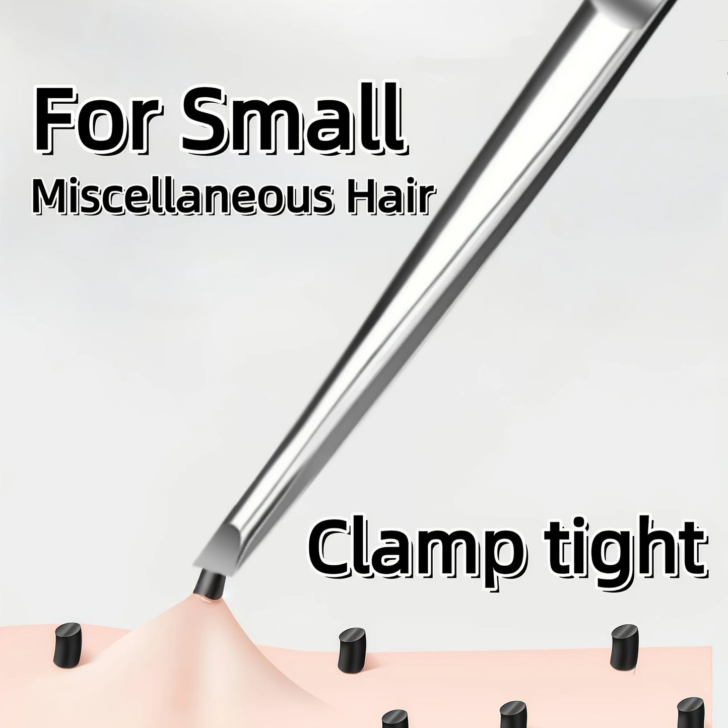 Steel Slant Tip Tweezers  for Eyebrow