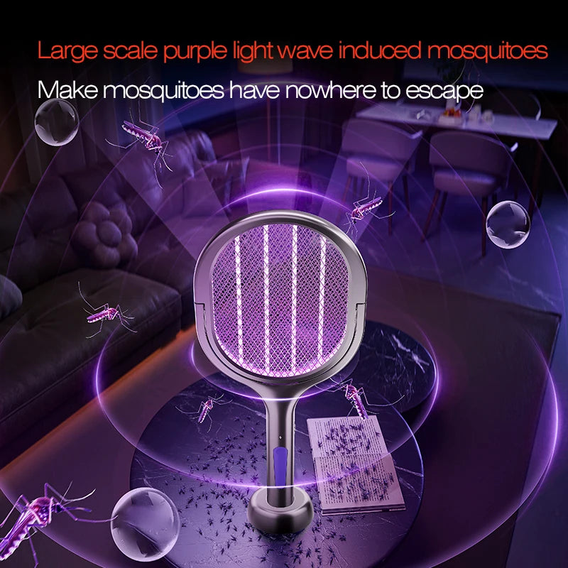 6 in 1 Mosquito Killer Swatter Racket Electric Fly