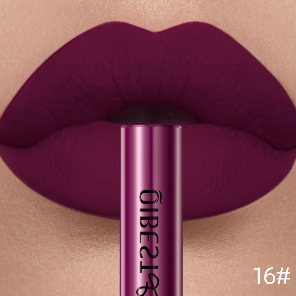 QIBEST Matte  Lipstick Waterproof