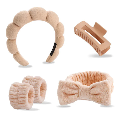 5pcs/Set Spa Headband Hair