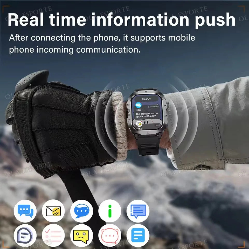 2025 New LED Men's Smartwatch Bluetooth  talk