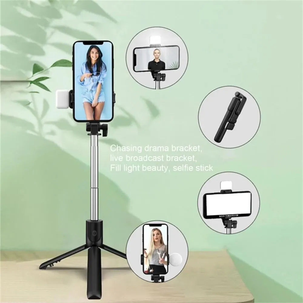 Wireless Bluetooth Tripod Selfie Stick