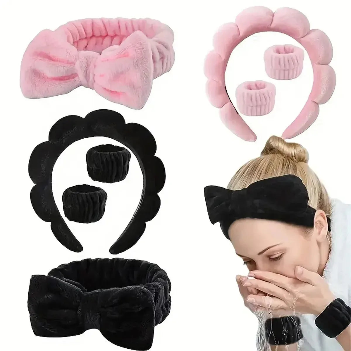 4pcs Skincare For Face Wash  Hair