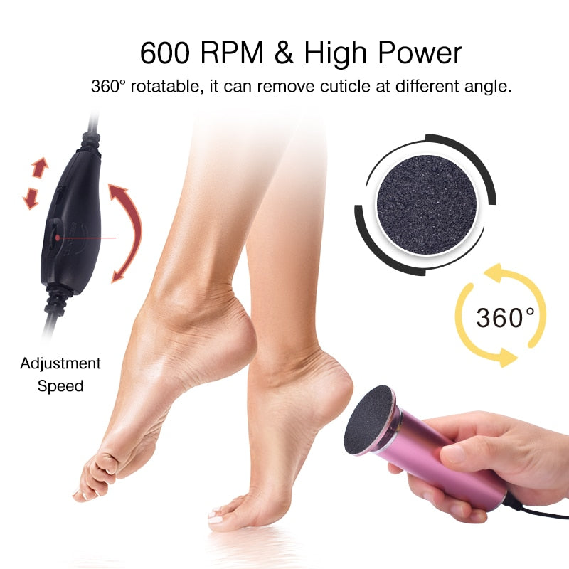 Electric Pedicure Foot Care  Callus Remover USB