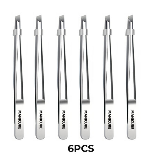 Steel Slant Tip Tweezers  for Eyebrow