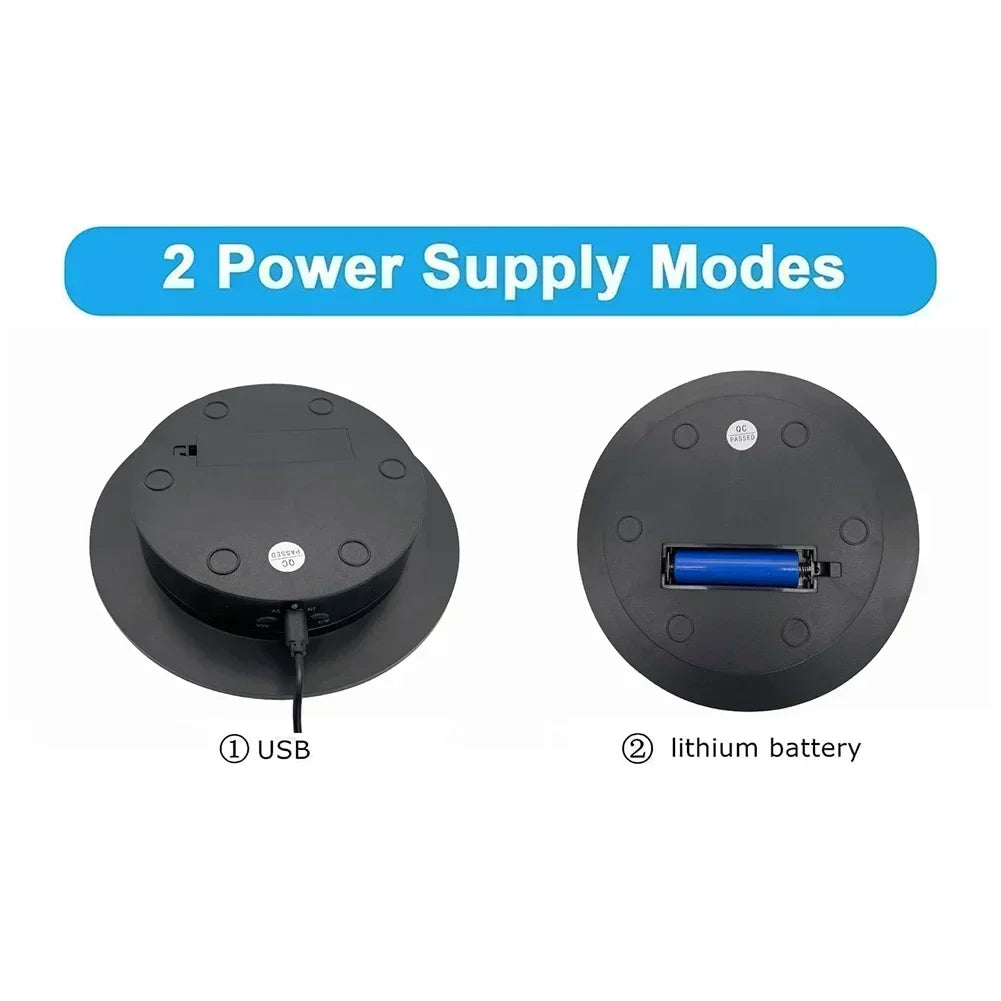 7.87 Inch 360 Degree Electric Rotating Stand