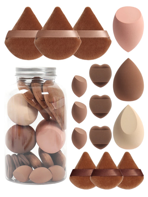 Spring 15 Cans,3 Loose Powder Puffs Mini
