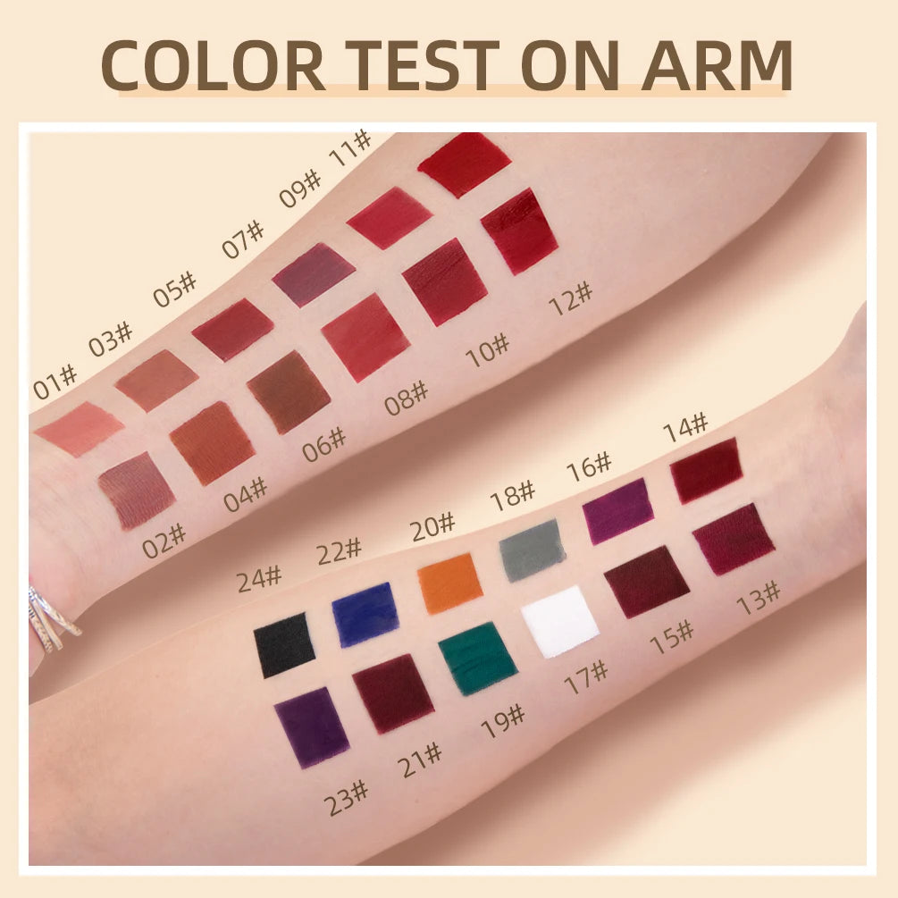 QIBEST Matte  Lipstick Waterproof
