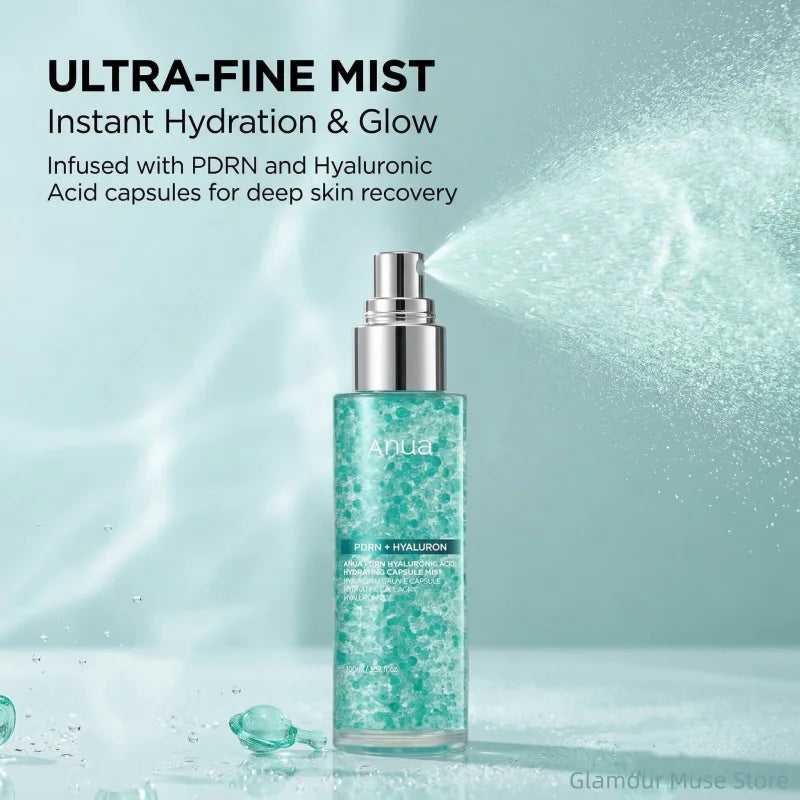 Korean PDRN Glow Facial Serum Spray, Hyalunic