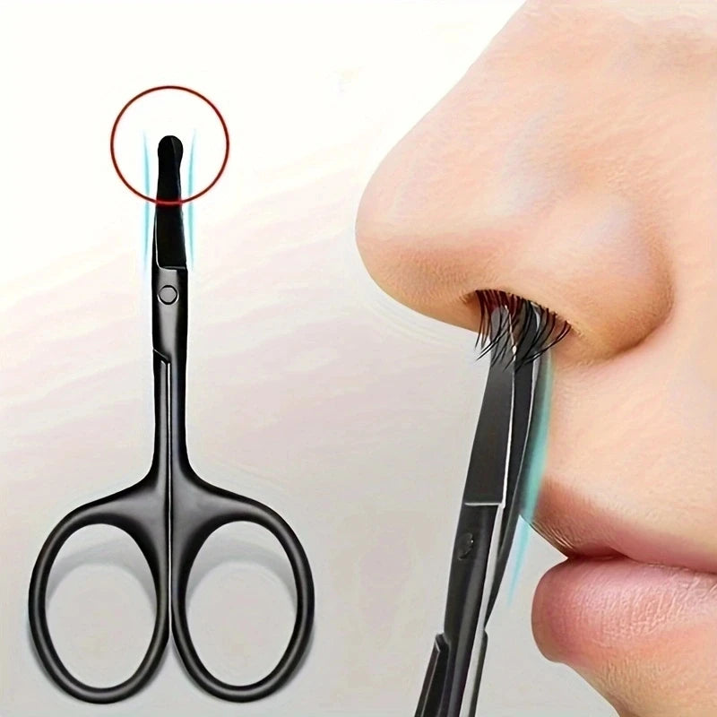 1PC Silver Light Black Round Nose