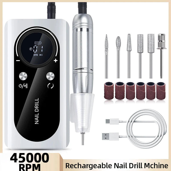 45000RPM Nail Drill Machine Kit