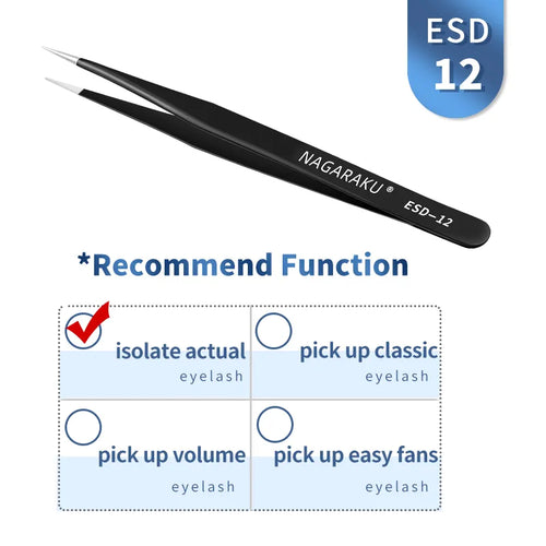 Eyelash Extension Tweezers Makeup 3D