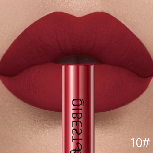QIBEST Matte  Lipstick Waterproof