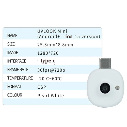 Mini UV Camera for iPhone Android Phone