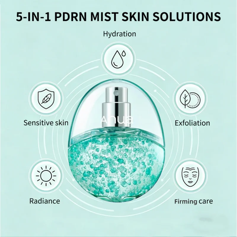 Korean PDRN Glow Facial Serum Spray, Hyalunic