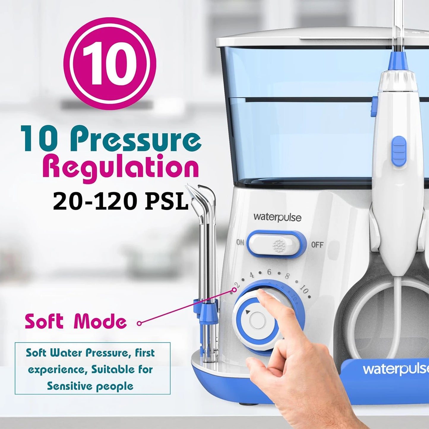 Electric Water Flosser Oral , 800ML Large