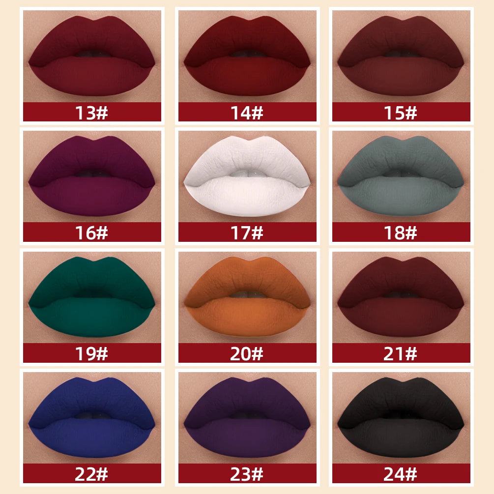 QIBEST Matte  Lipstick Waterproof