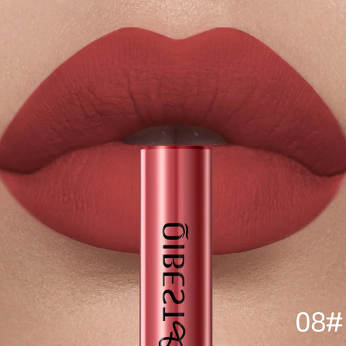 QIBEST Matte  Lipstick Waterproof