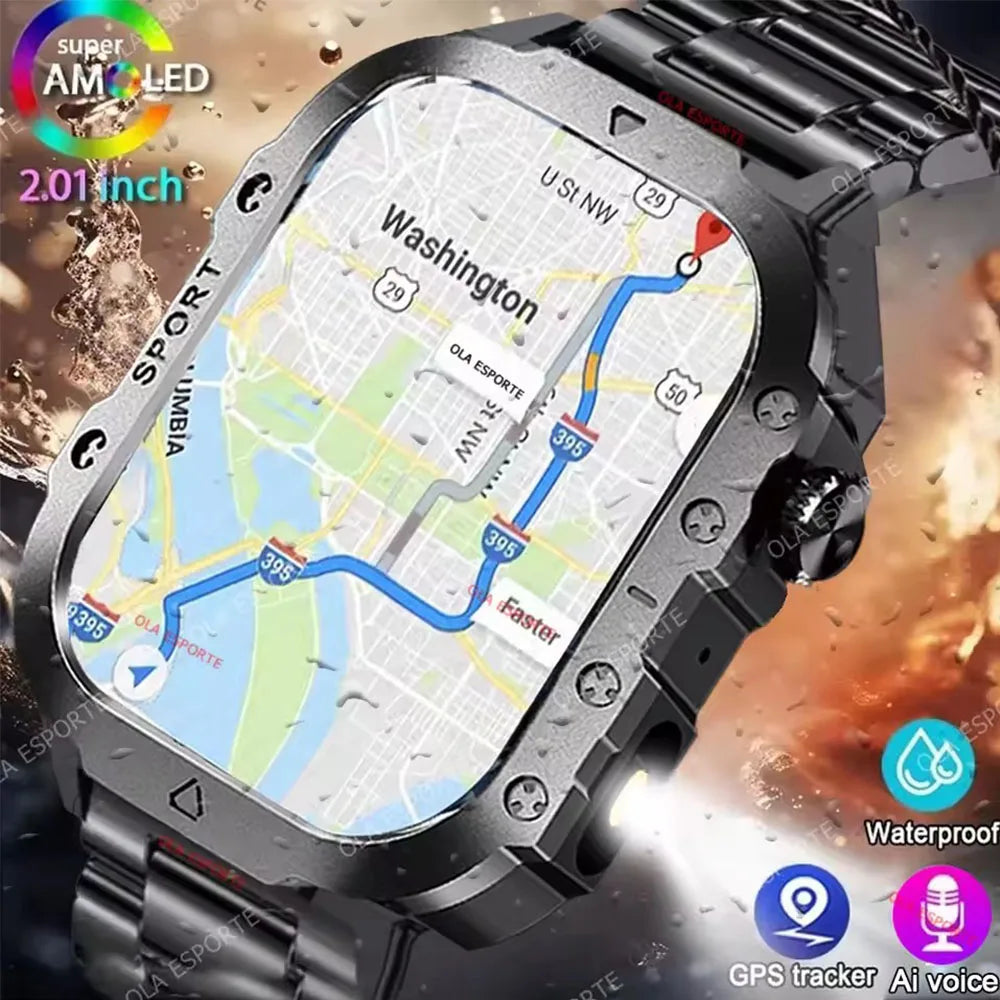 2025 New LED Men's Smartwatch Bluetooth  talk