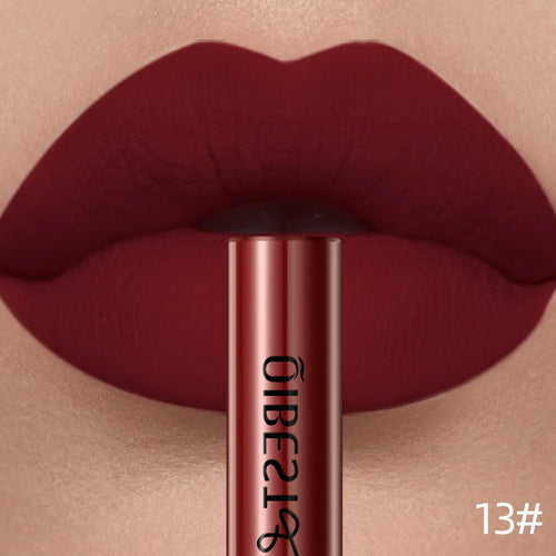 QIBEST Matte  Lipstick Waterproof