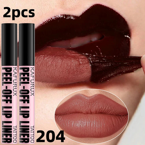 7 Colors Peel Off Lip Stain Reveal Long Lastin