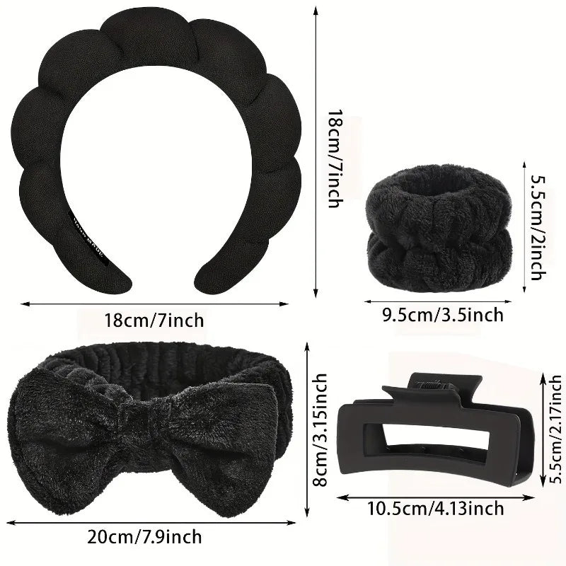 5pcs/Set Spa Headband Hair