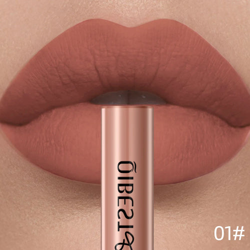 QIBEST Matte  Lipstick Waterproof