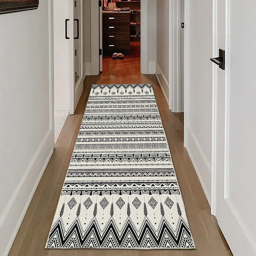 VIKAMA Vintage Wood Grain Long Runner