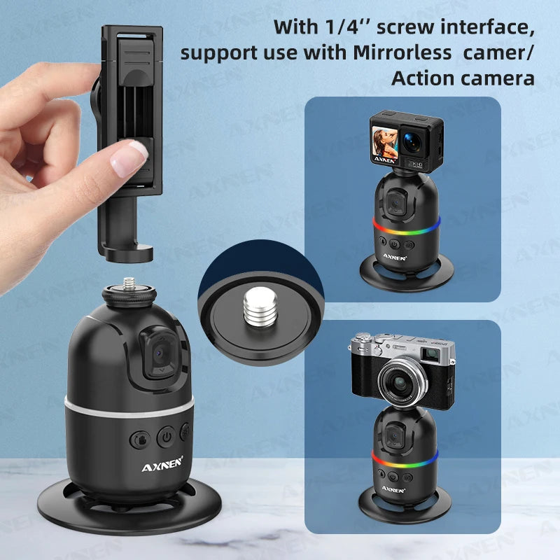 360 Rotating Face Tracking Tripod Gimbal